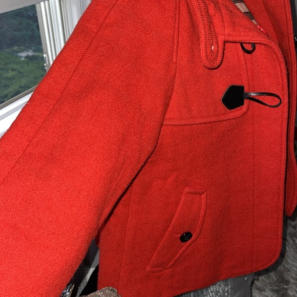 Preloved Burberry wool toggle coat great condition size 38 - Picture 10 of 13